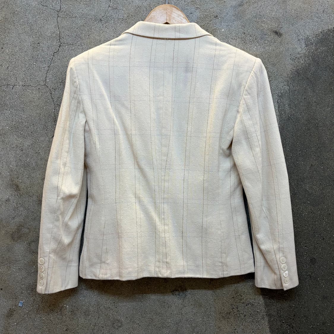 90s Mdae in USA 폴로랄프로렌 정품 빈티지 린넨 블레이저 정장 상품이미지8