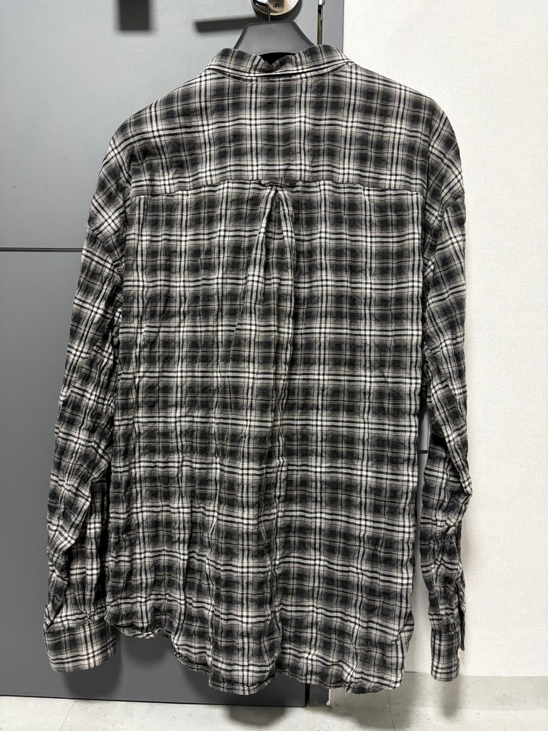 정리중) 폴리테루 컨트리 체크무늬 블랙 텐코 셔츠 4사 상품이미지2