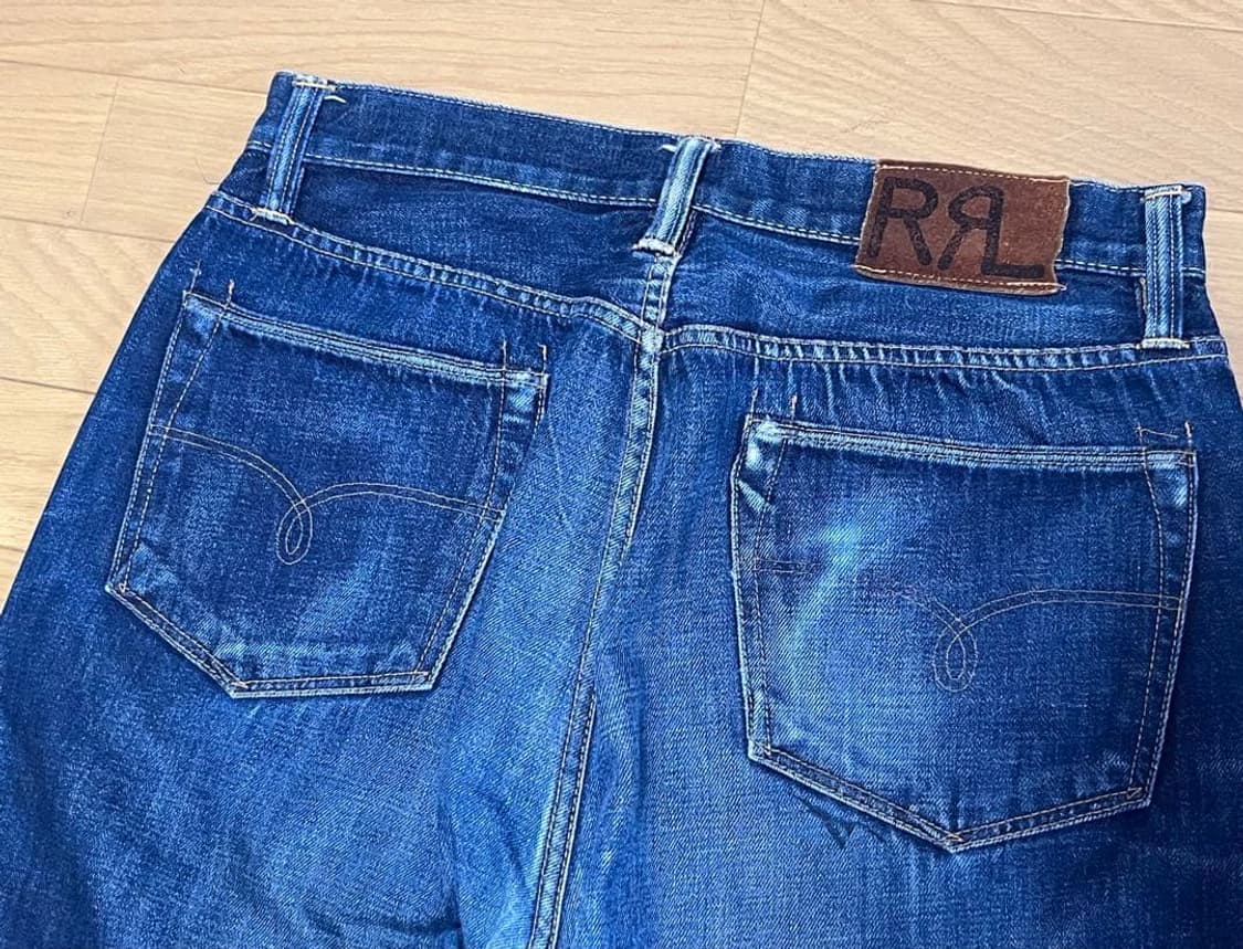 RRL 더블알엘 셀비지 스트레이트 데님 팬츠 상품이미지4