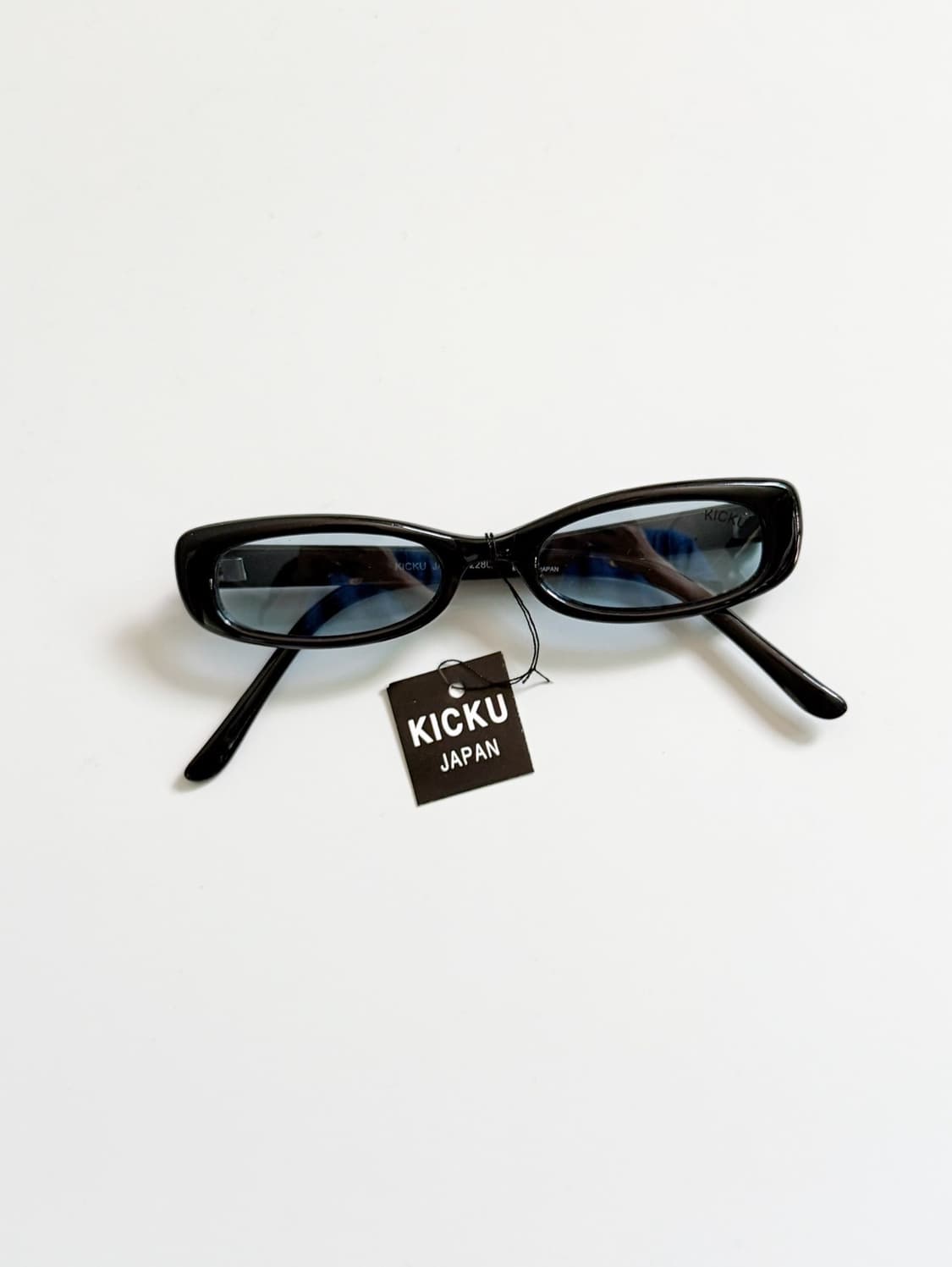90s KICKU JAPAN 뿔테 캣아이 틴트 빈티지 안경 상품이미지1