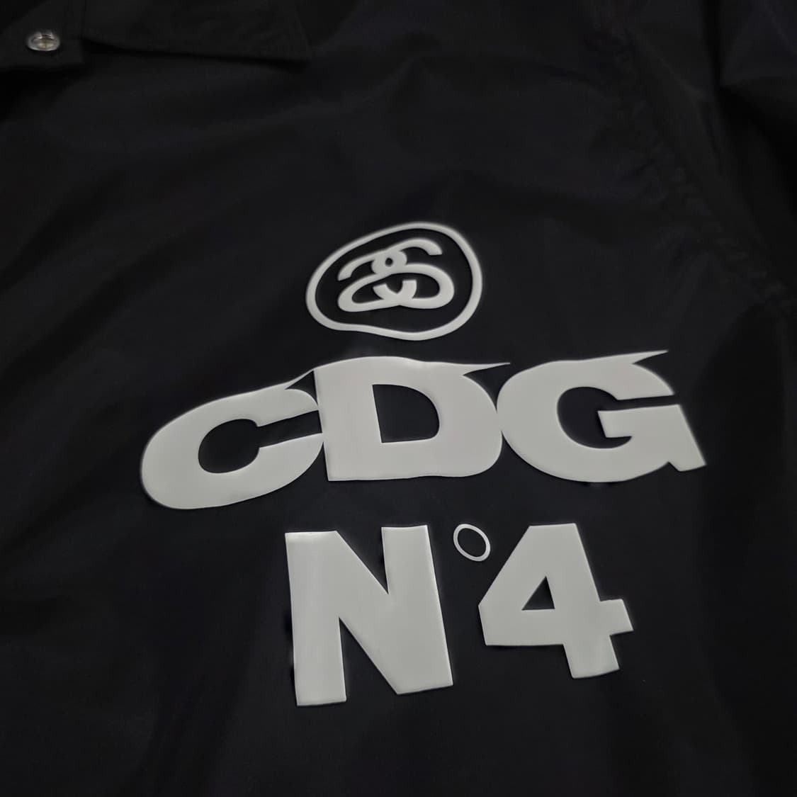 CDG x 스투시 꼼데가르송 코치 자켓 블랙 L 상품이미지3