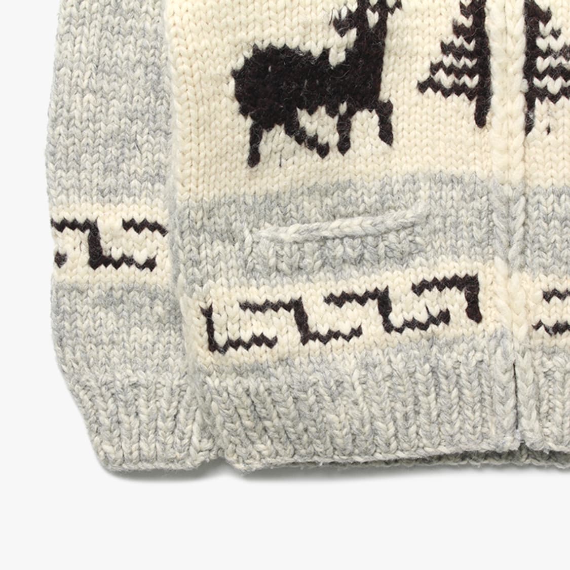  KANATA "Grey Knit Zip-up" 상품이미지3