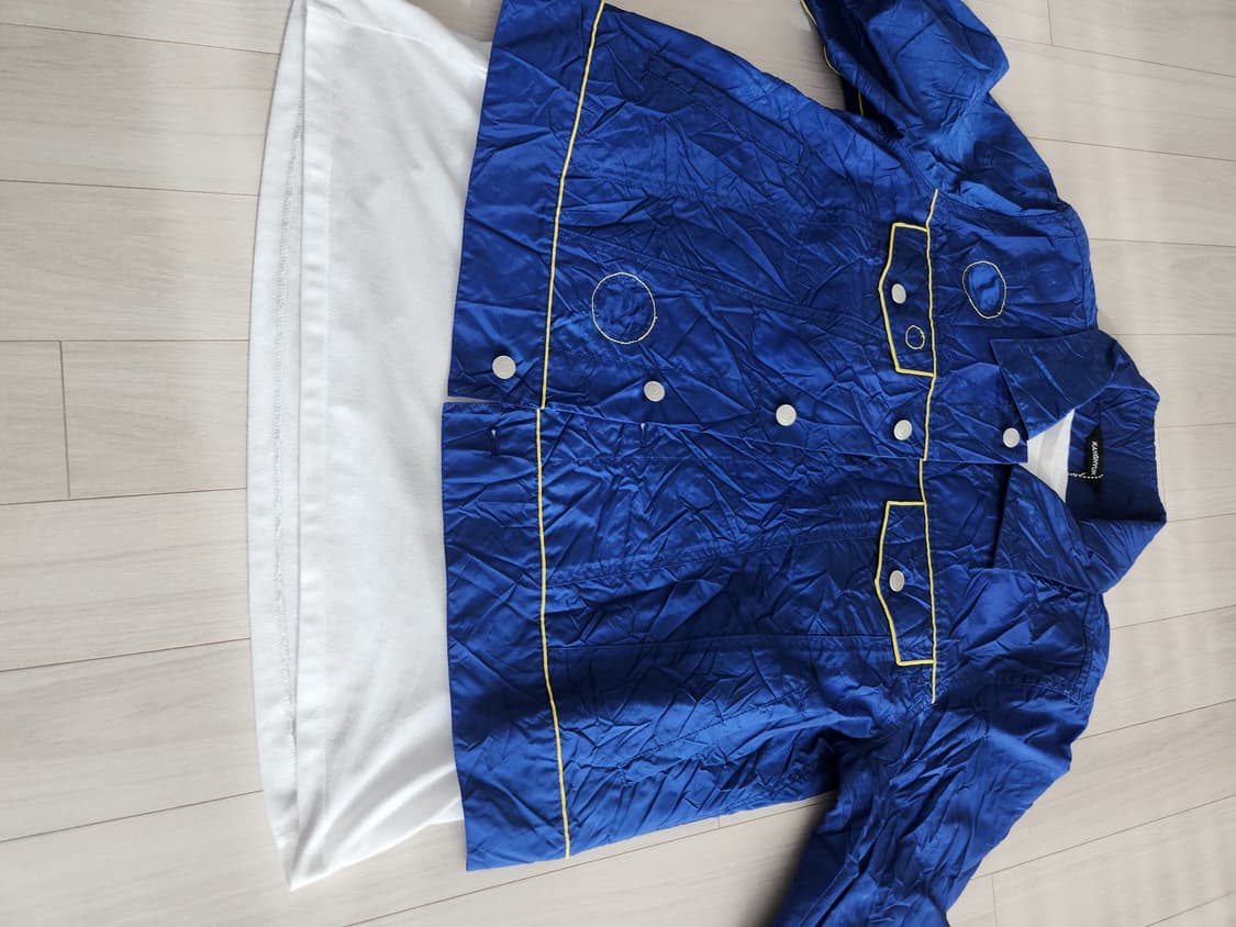 KANGHYUK 블루 에어백 숏 바람막이 상품이미지6