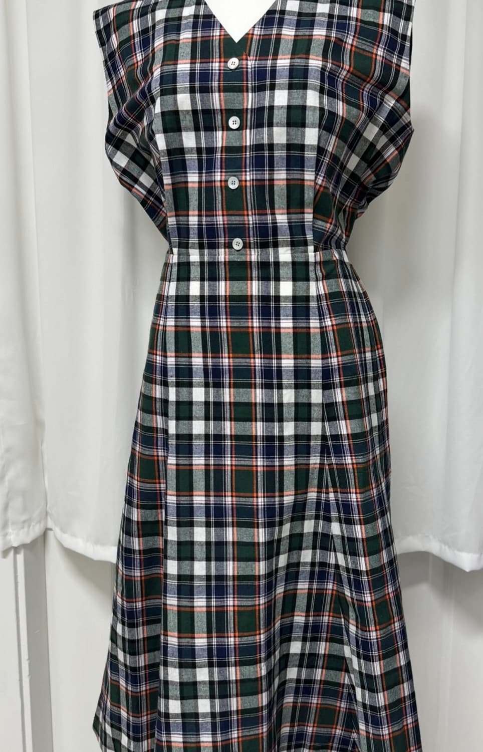 스튜디오 톰보이 체크 원피스 상품이미지4