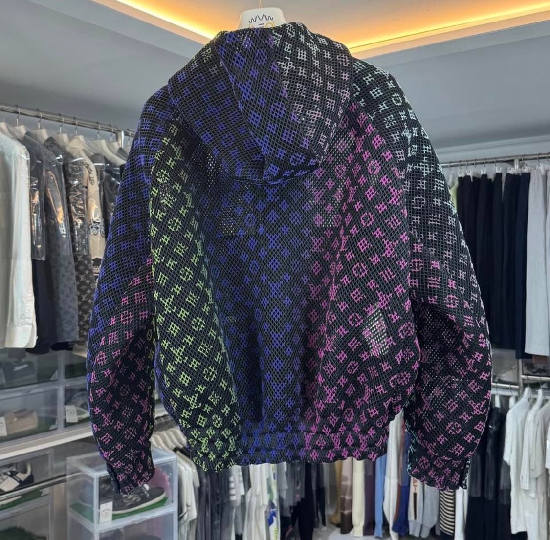 [리오브] 루이비통 그라디언트 모노그램 메시 블루종 자켓 상품이미지2