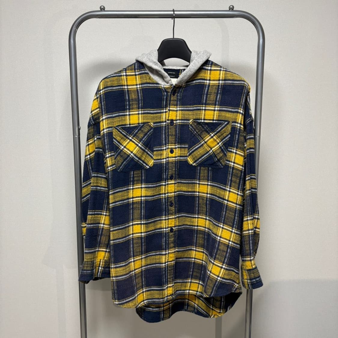 XS) R13 알써티 후드 플란넬 셔츠 상품이미지1