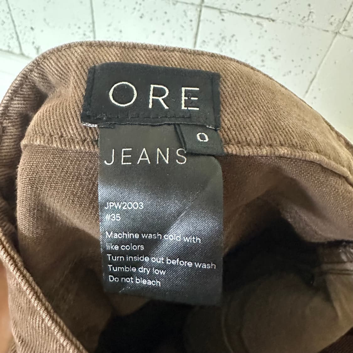 우먼0 ORE 오어 부츠컷 팬츠 상품이미지5