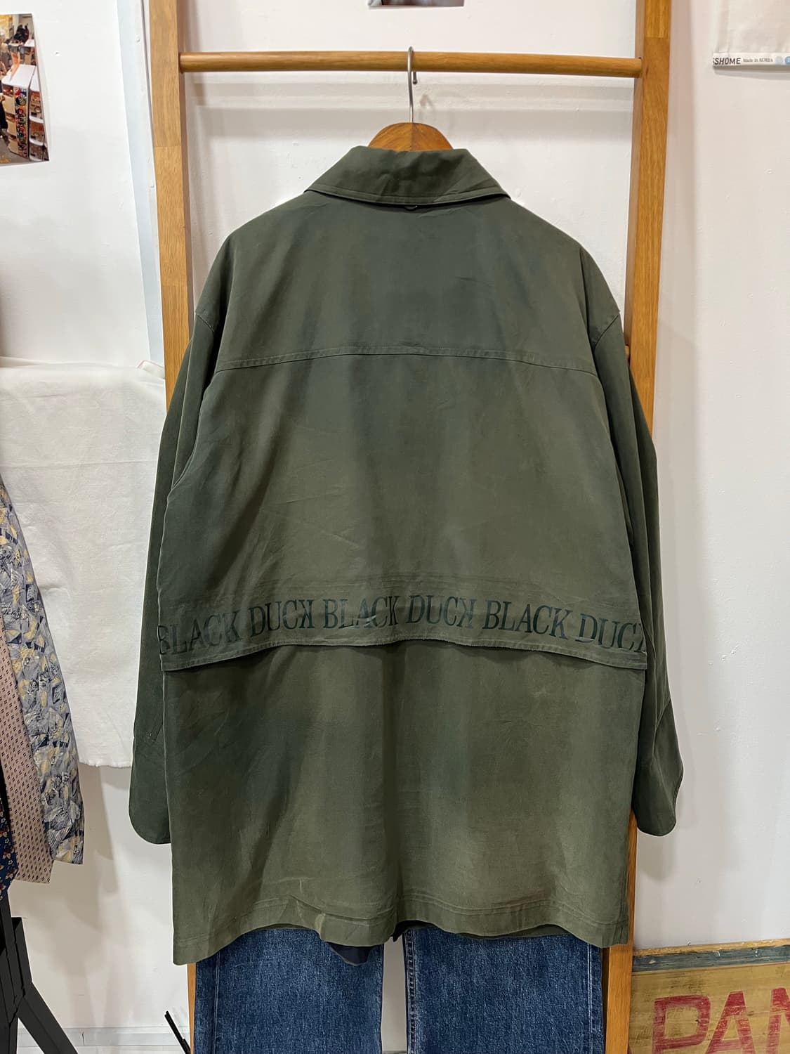 블랙덕 야상 자켓 카키색 상품이미지2