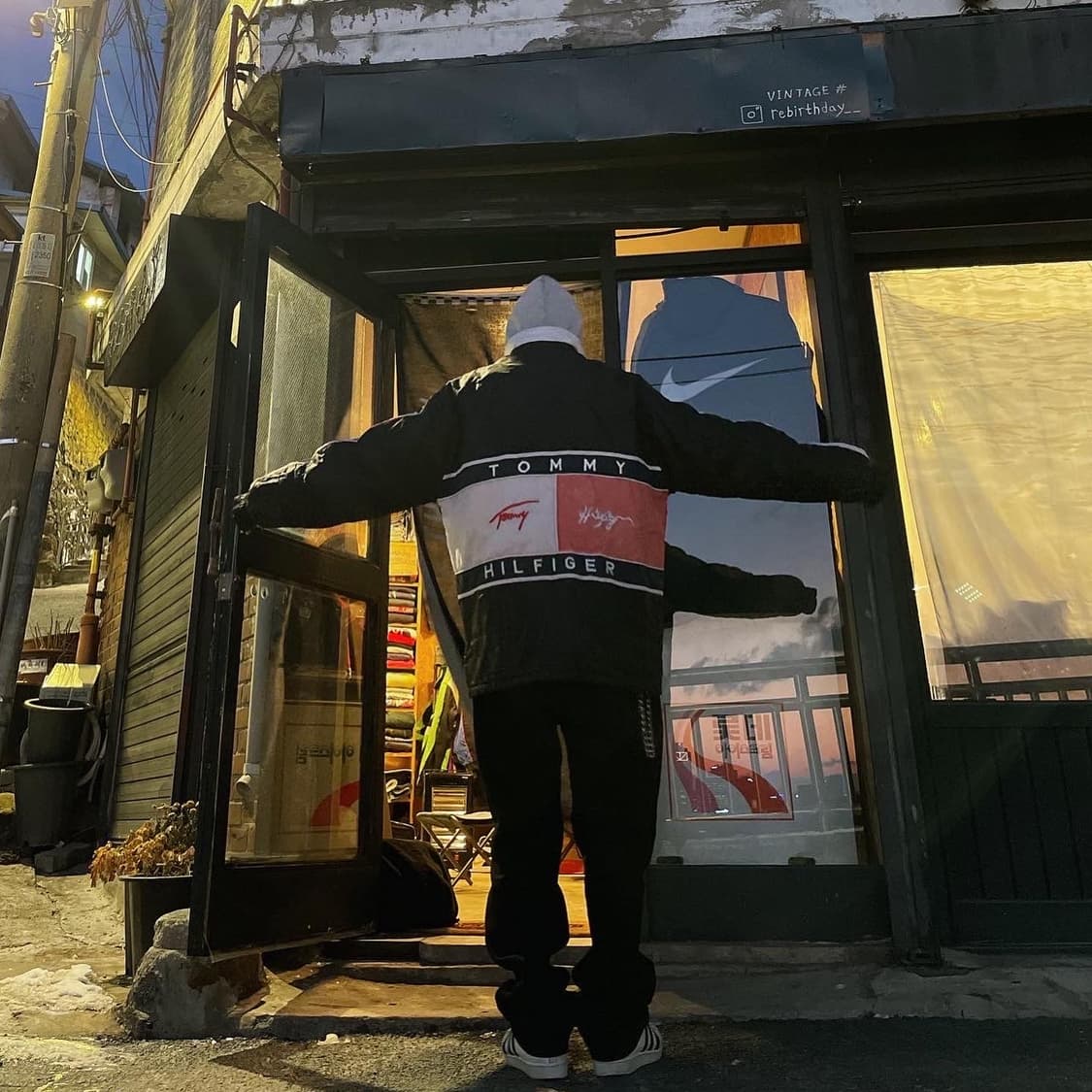 90s 타미 올드스쿨 패딩 점퍼 (110) 상품이미지9