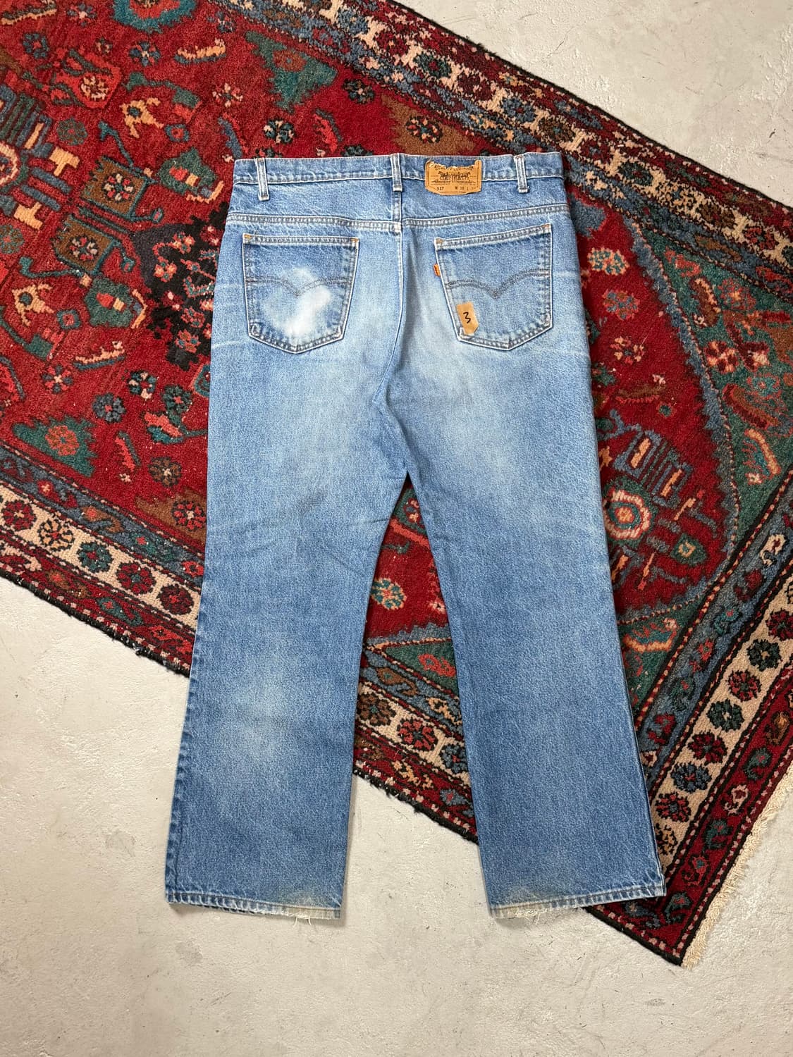 90's USA Made 빈티지 리바이스 517 오렌지탭 상품이미지4