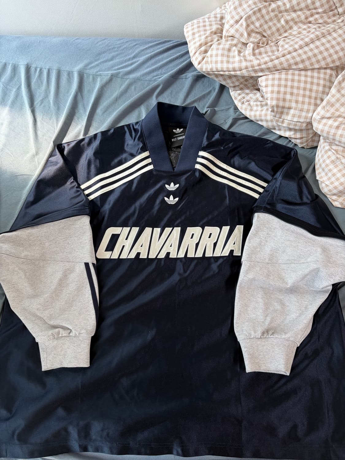 아디다스 x 윌리 차바리아 차바리아 롱 슬리브 저지 레전드 잉크 라이트  상품이미지2