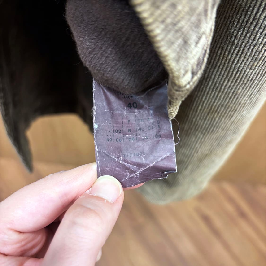 막스앤코 코튼 블레이저 자켓 싱글 브레스티드 코듀로이 디테일 딥브라운 상품이미지7