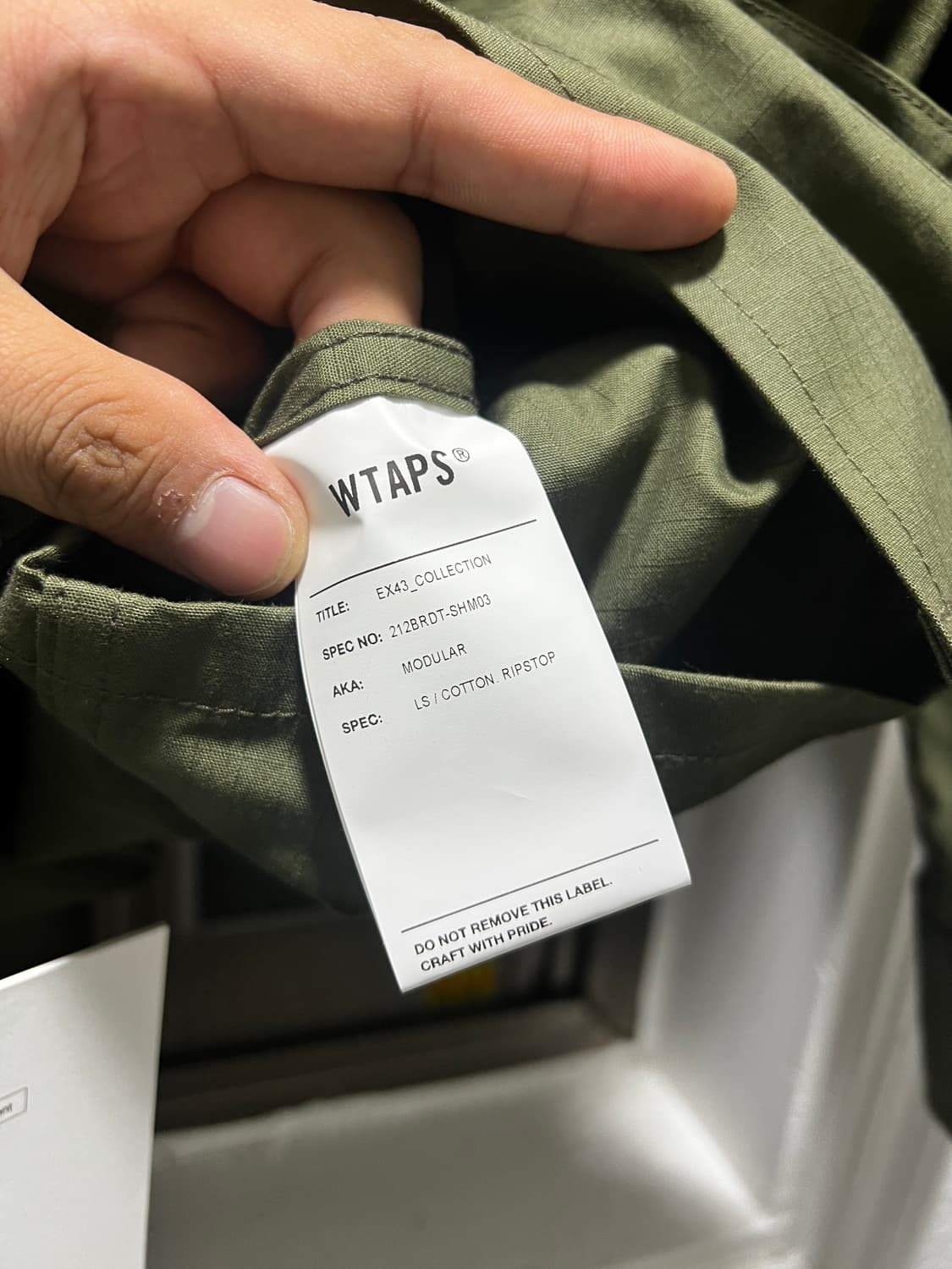 Wtaps 더블탭스 21fw 립스탑 셔츠 자켓 상품이미지6