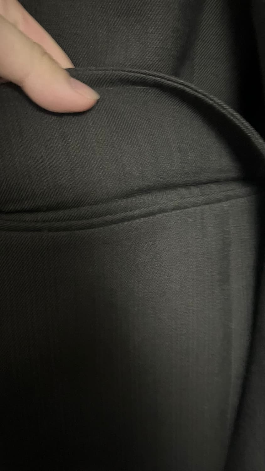 렉토 23 FW 빈티지 스트라이프 버진 울 블레이저 L 상품이미지6