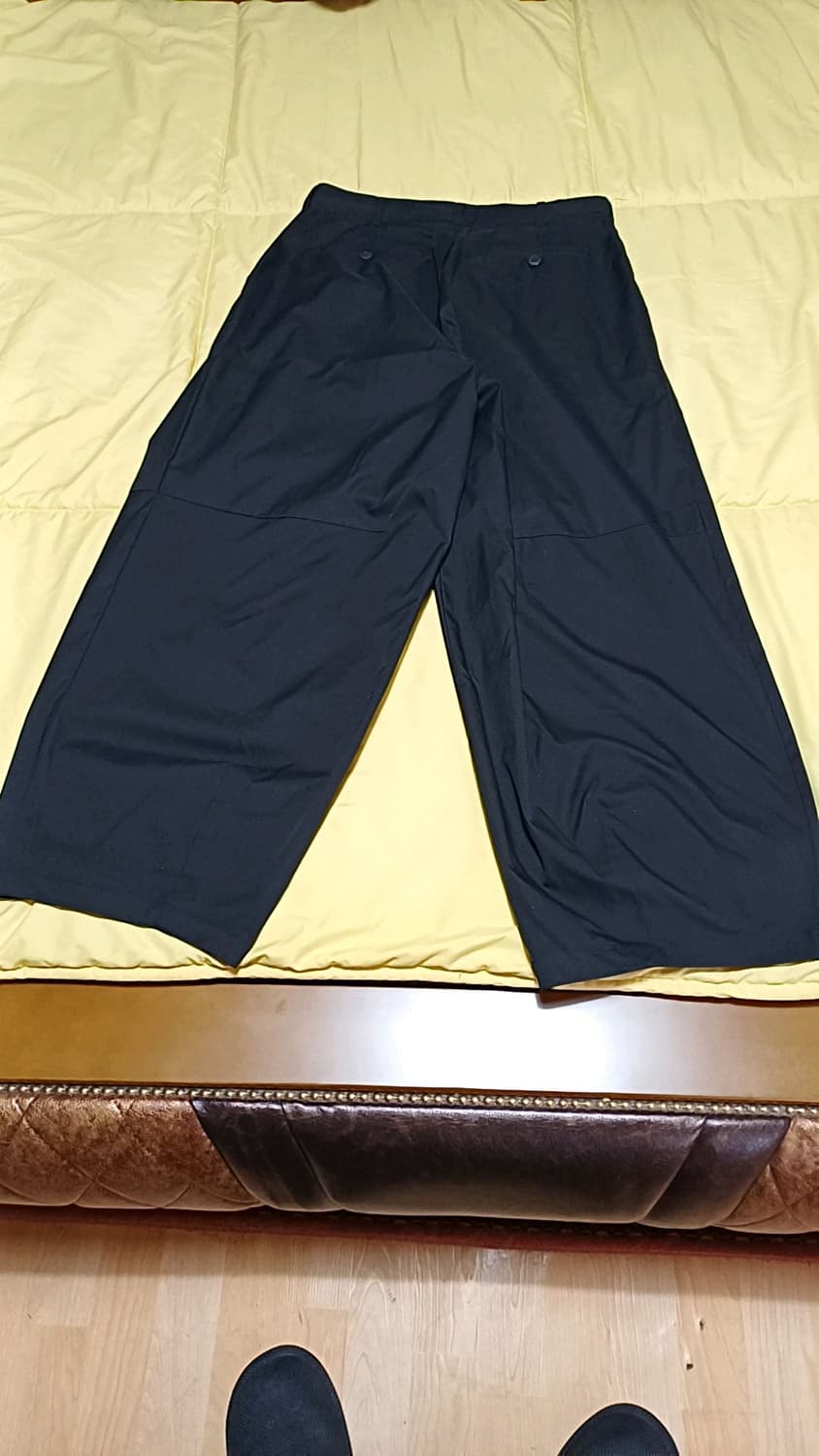 자라 와이드블랙팬츠 실측32인치 기장107 상품이미지5