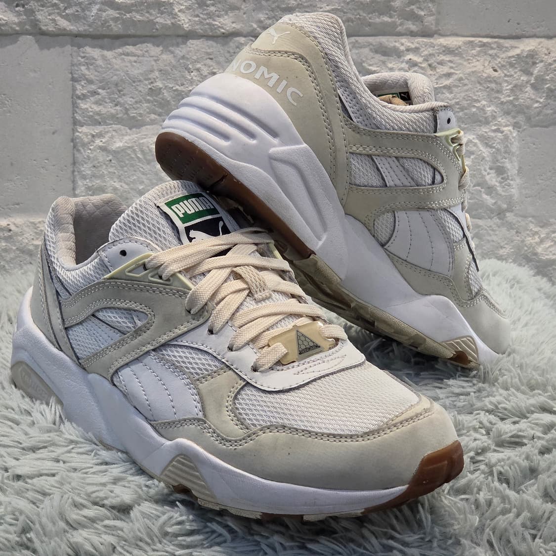 5a-25:푸마 트리노믹 R698 빈티지 화이트(230) 상품이미지5