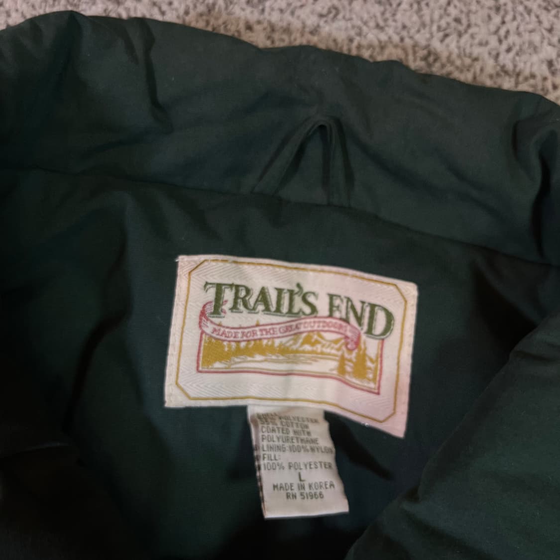 TRIL'S END Vintage 빈티지 블루종 점퍼 상품이미지3