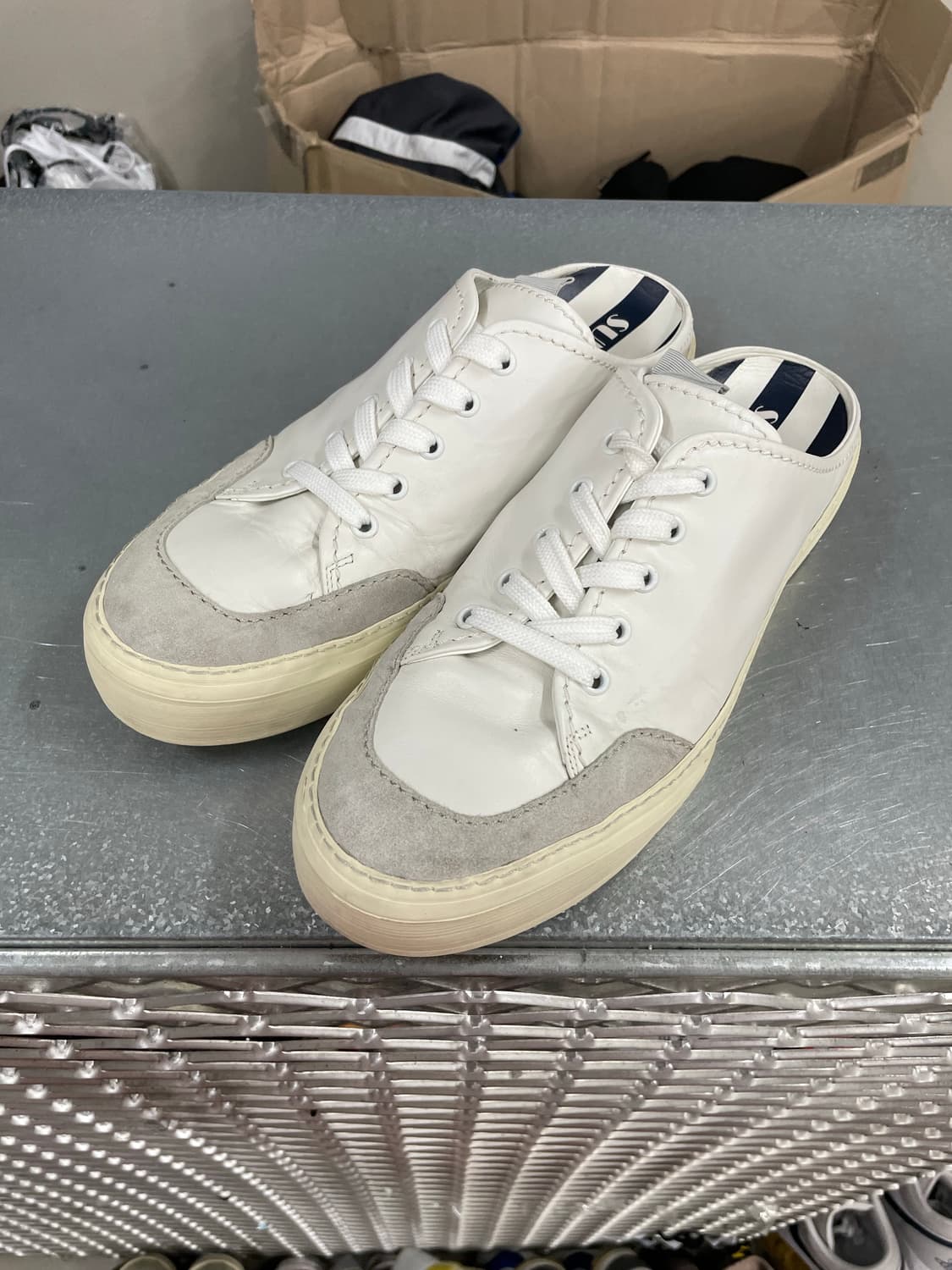 써네이 사보 뮬 화이트 43 상품이미지2