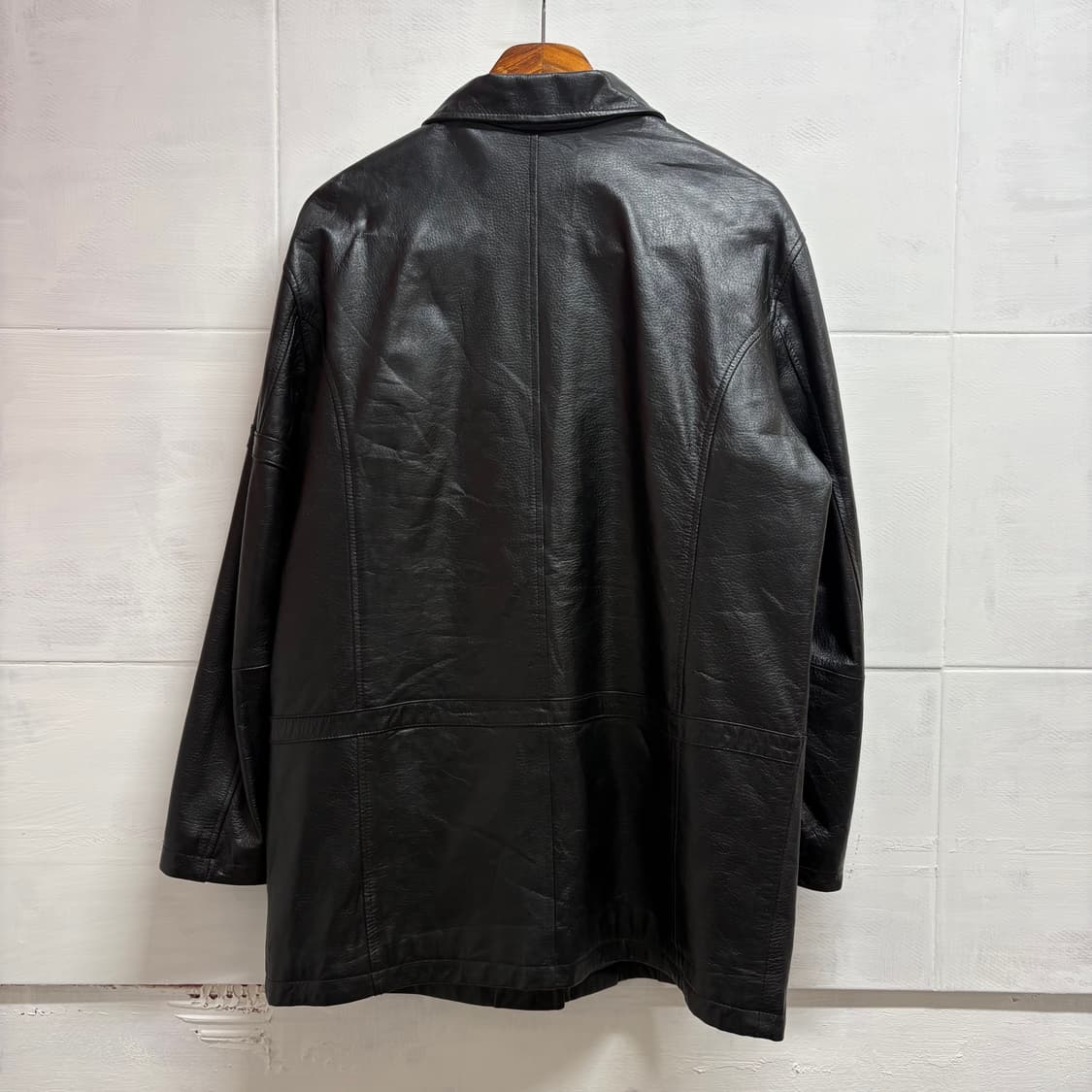 블랙 양가죽 자켓 트러커 JPN M 상품이미지4