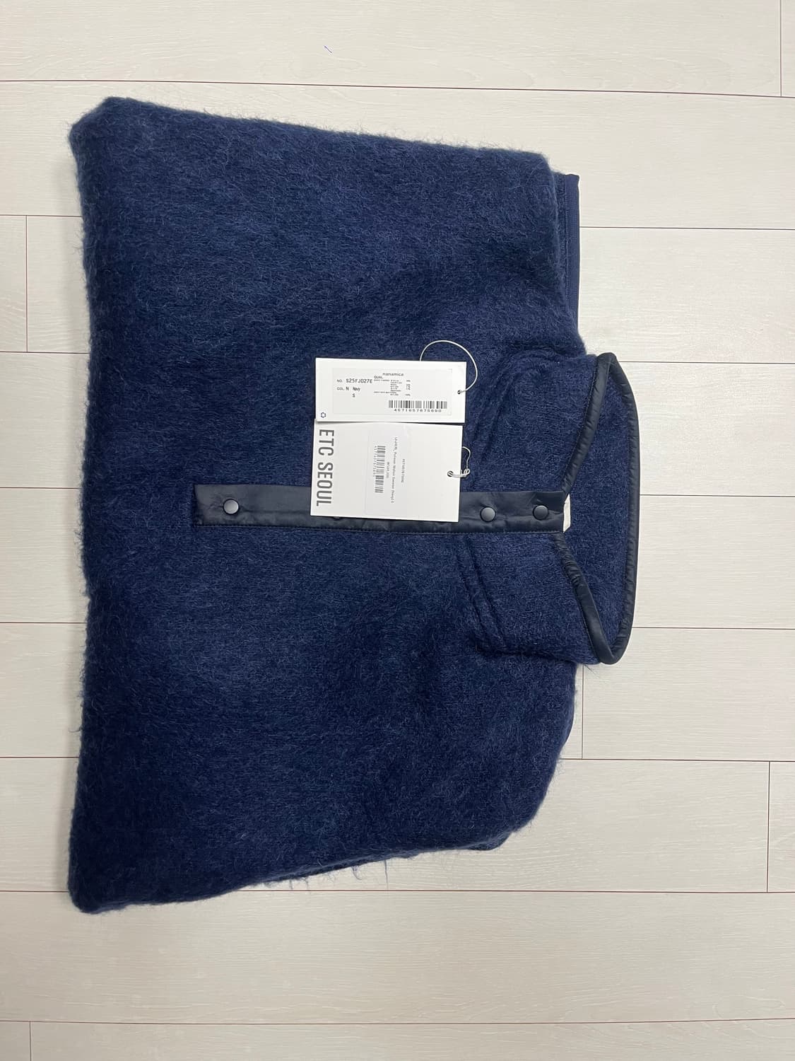 [나나미카] 25FW 풀오버 모헤어 스웨터(NAVY)_S size 상품이미지7