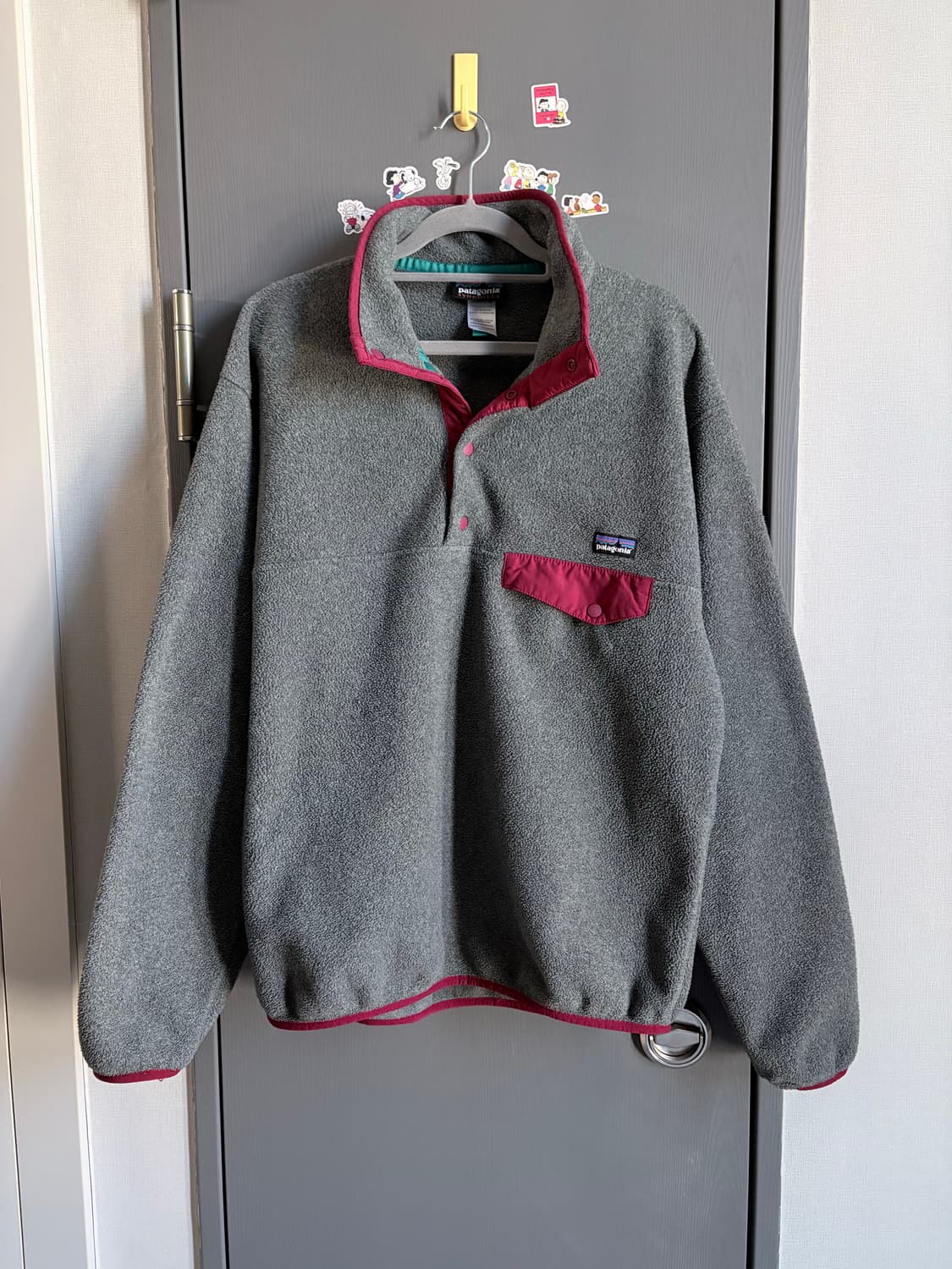 (M, 105) 파타고니아 신칠라 니켈(그레이)/레드 상품이미지1