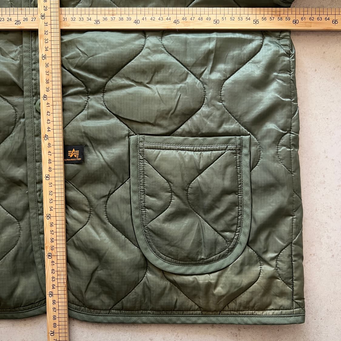 빈티지 00s CDG Alpha Industries 퀼팅 라이너 자켓 상품이미지10