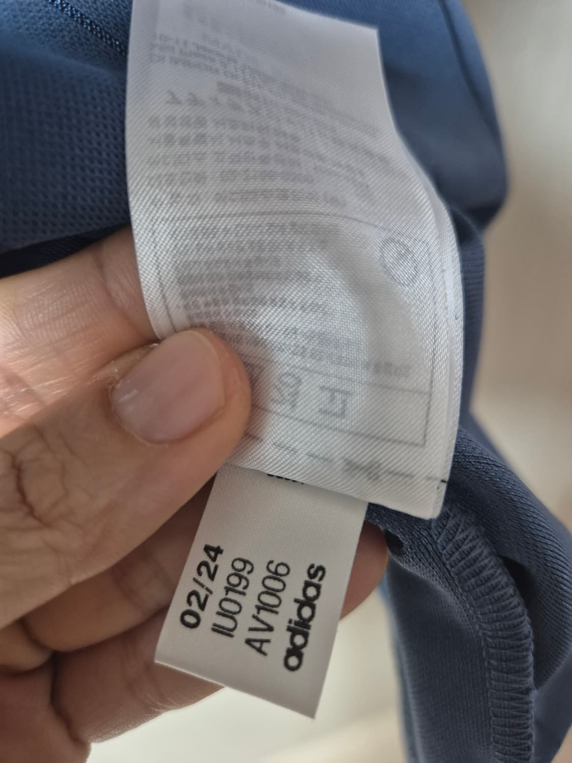 아디다스 반팔 핀스트라이프 저지 카라티 라지 남성 상품이미지6