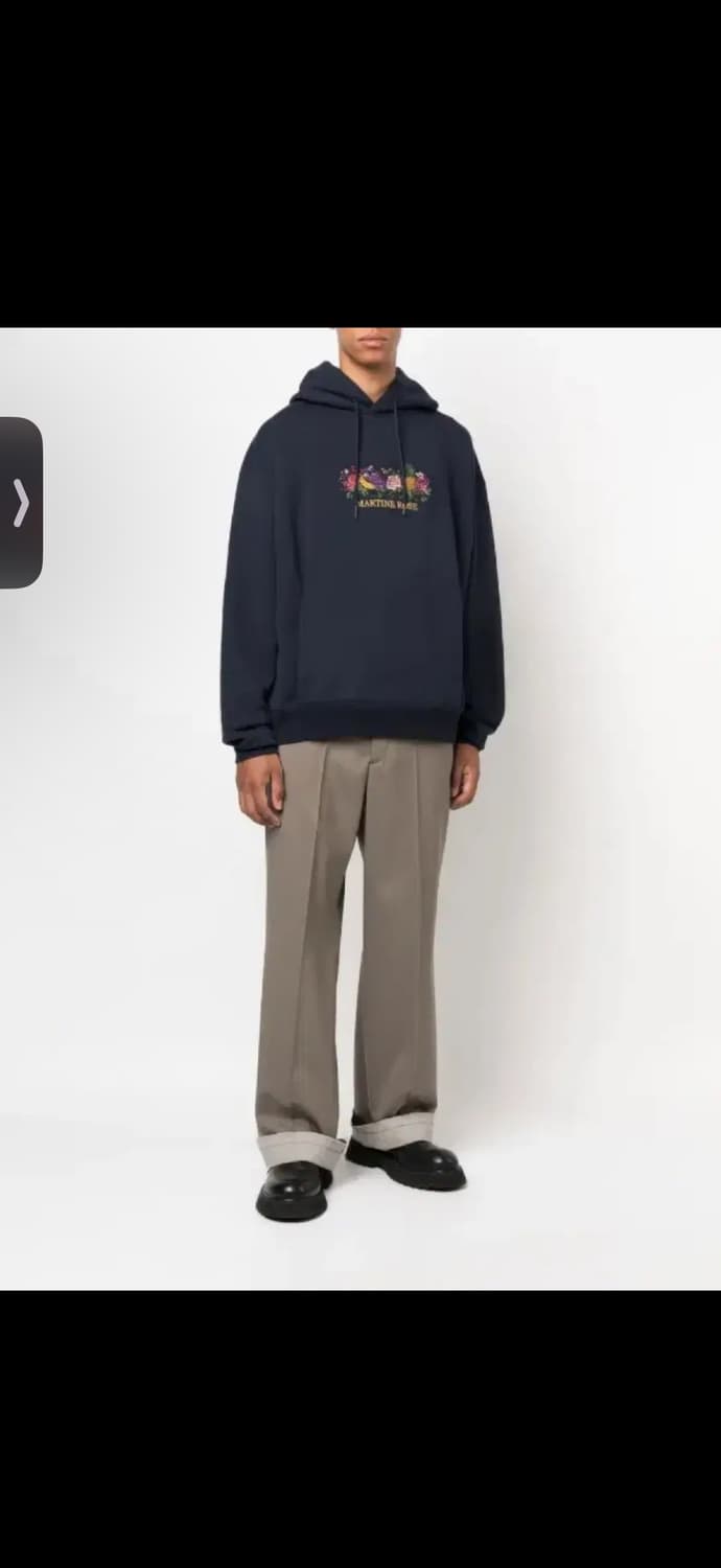 마틴로즈 로고자수 드로스트링 후드 XL 상품이미지6