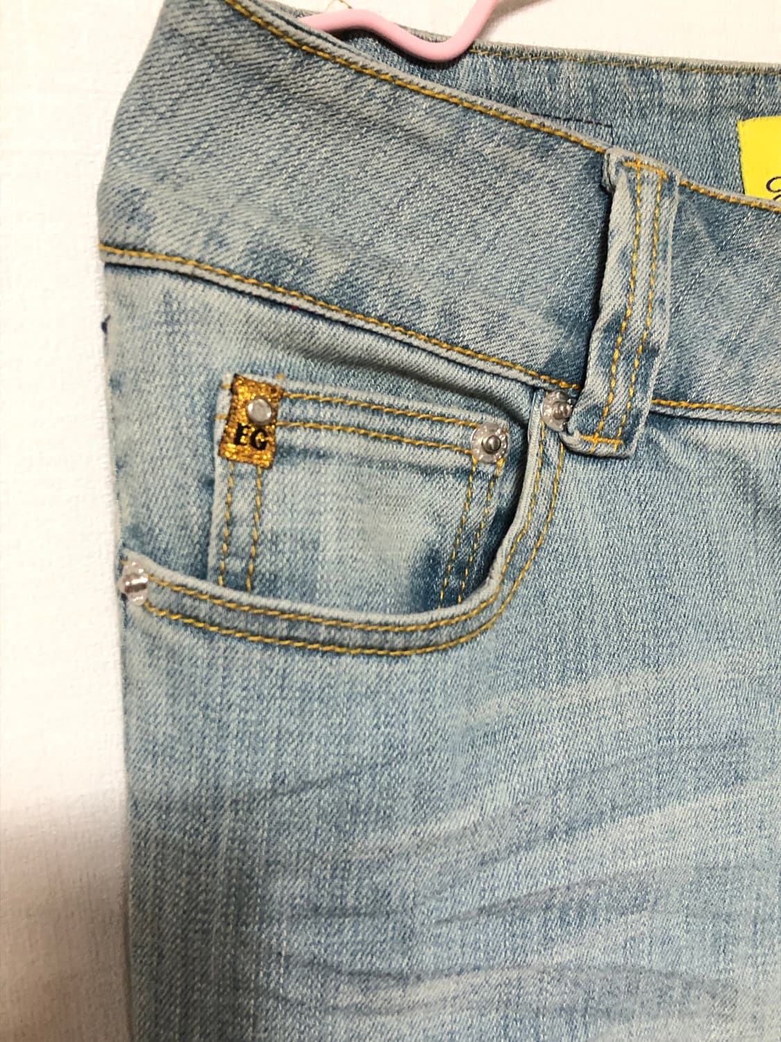 Egoist Butterfly Embroidered Jeans 상품이미지4