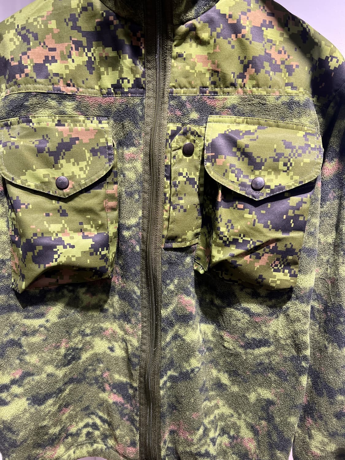 캐나다군 CADPAT 플리스 자켓 상품이미지2