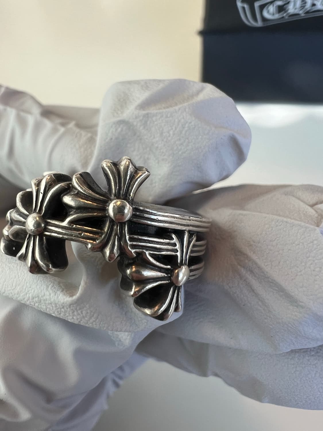 [us8] 크롬하츠 3ch 크로스링 상품이미지5