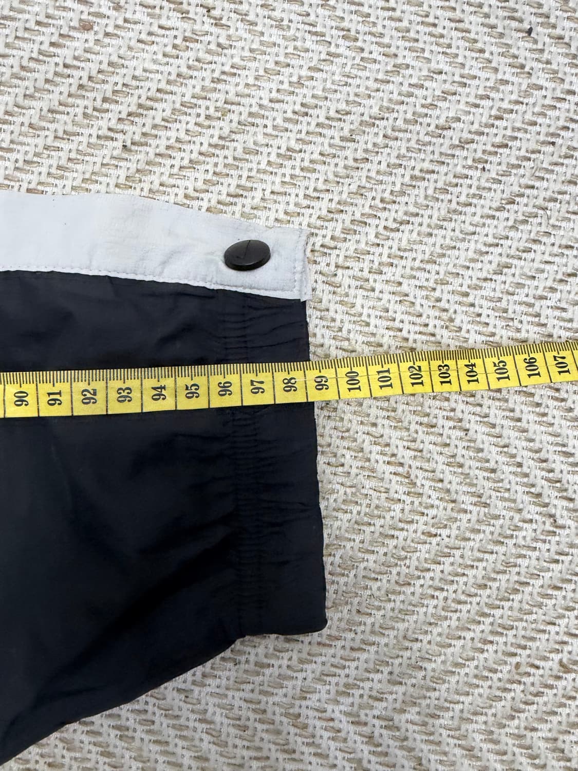 정품) 나이키 나일론 블랙 스냅 트랙 팬츠 S 상품이미지9