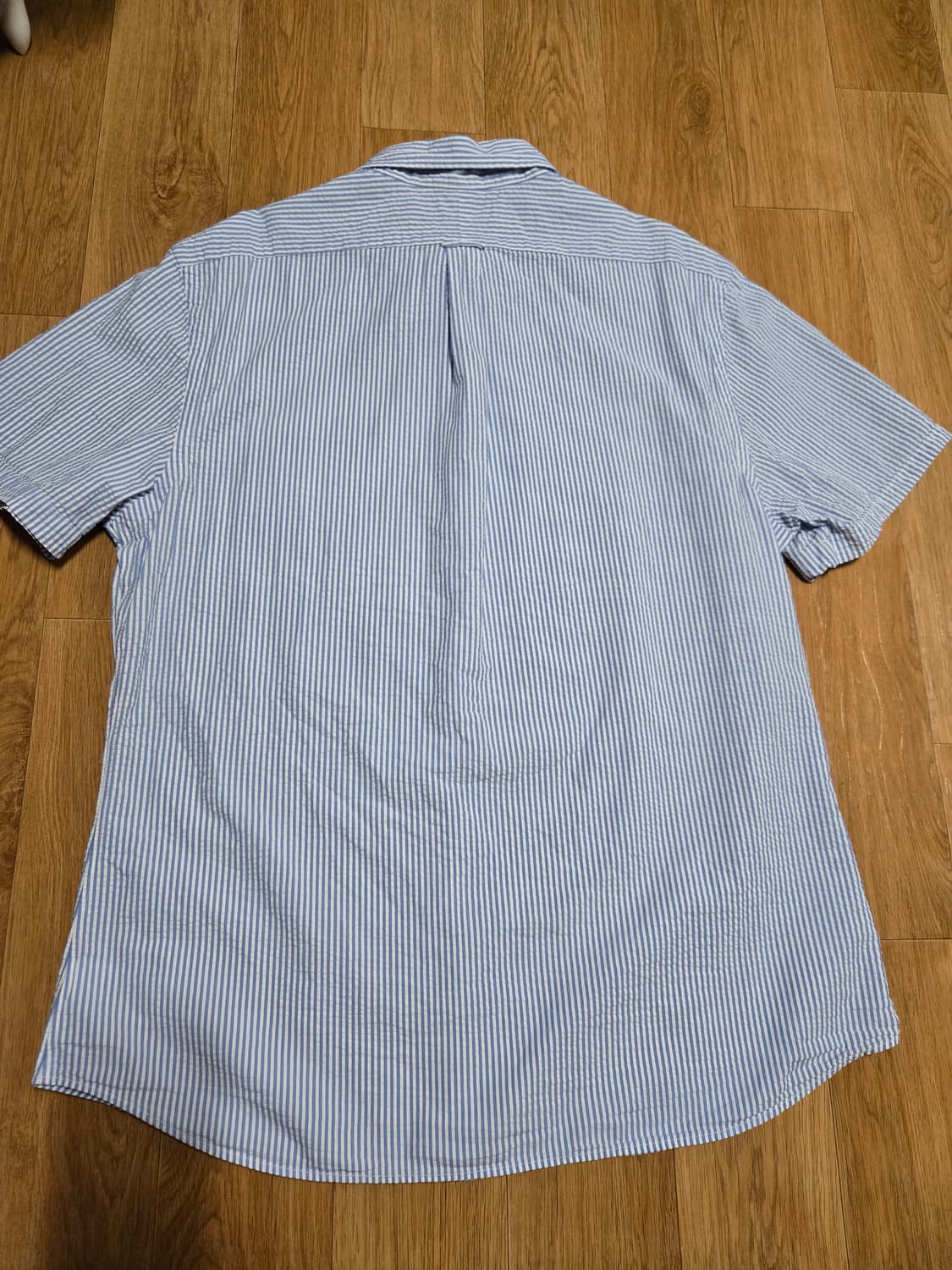 폴로 랄프로렌 정품 남성 스트라이프 시어서커 반팔 셔츠 상품이미지4