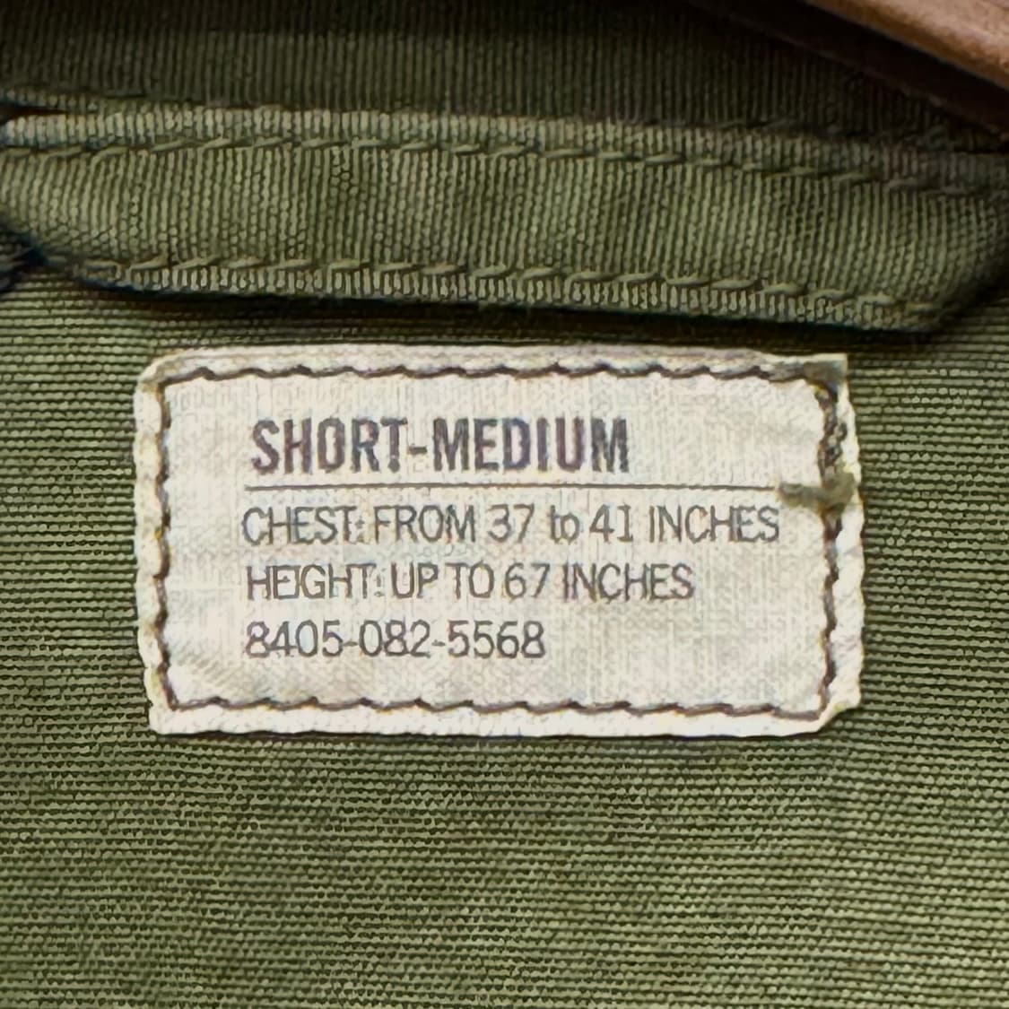 M/S 버즈릭슨 정글 퍼티그 1세대 오리지널 밀리터리 복각 자켓 N246 상품이미지6