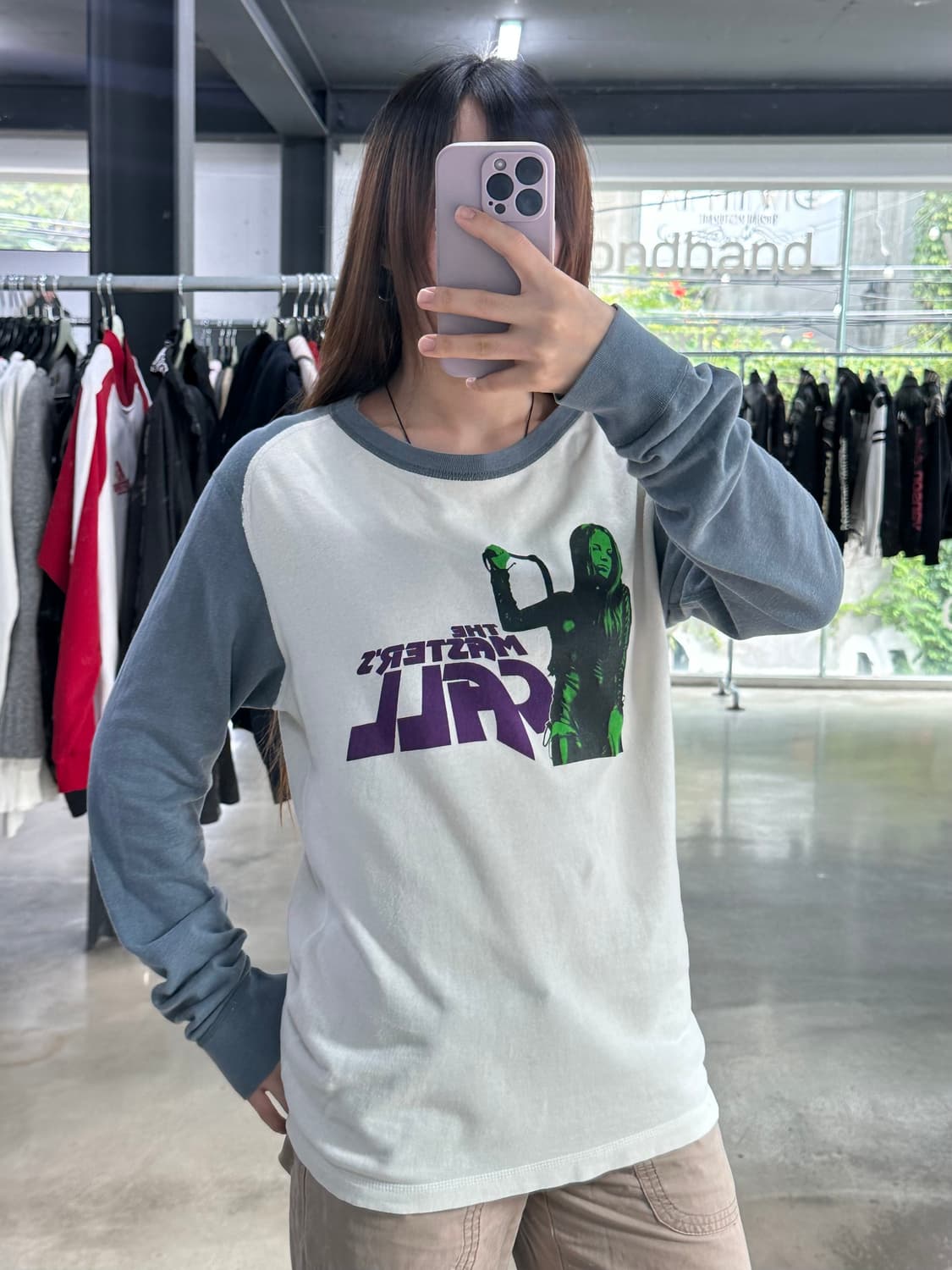 히스테릭글래머 래글런 롱슬리브긴팔티셔츠 상품이미지2