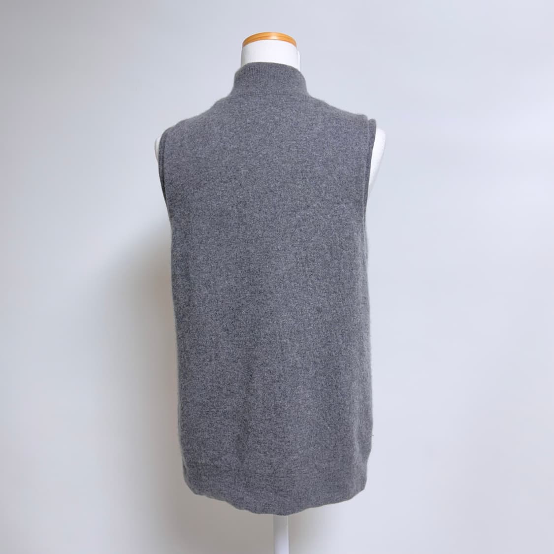 [캐시미어 100%] 플라워 포인트 리저서블 조끼 베스트 M-L 상품이미지3