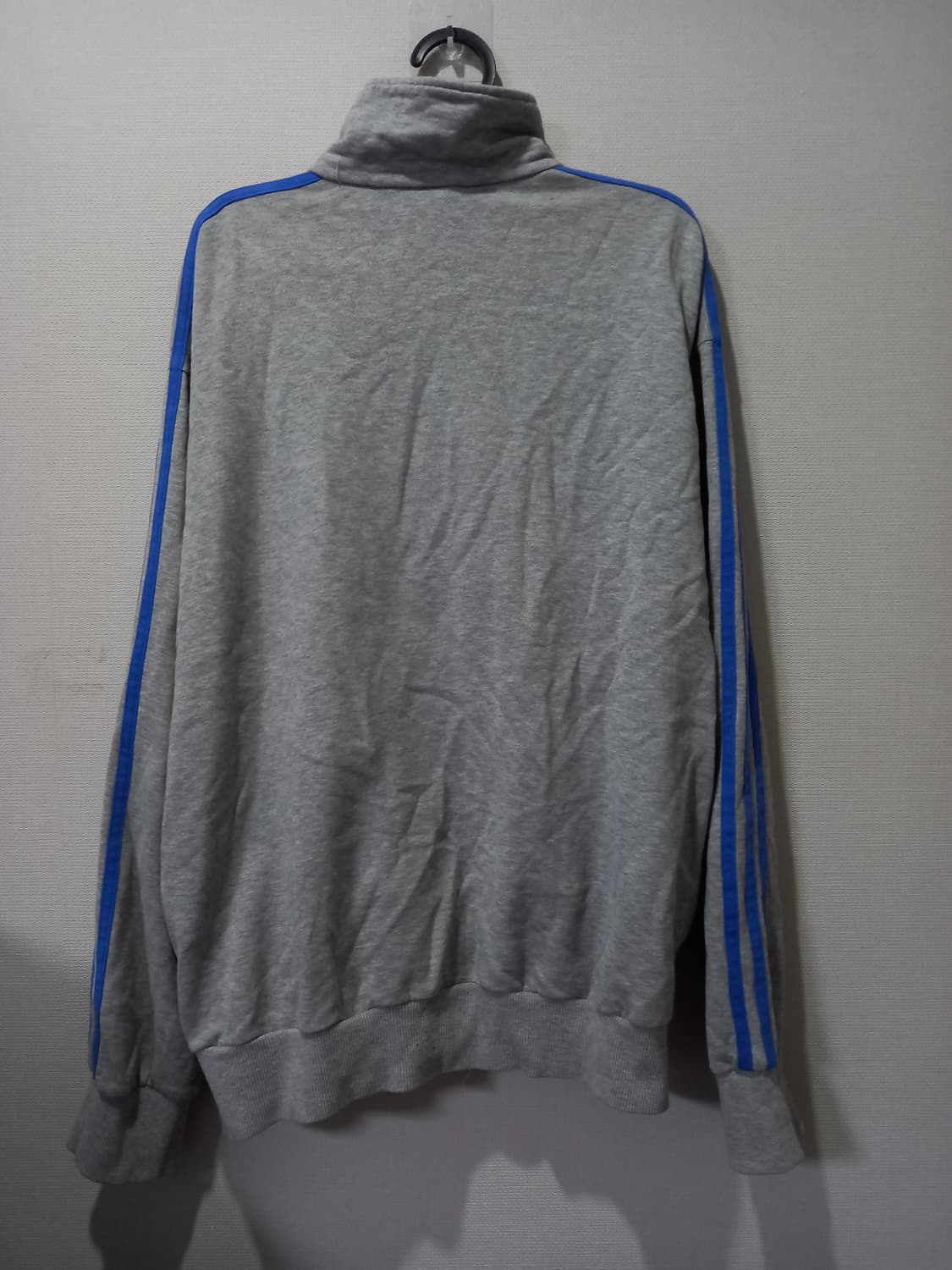 아디다스 희귀 파이어버드 그레이 블루 트랙탑 저지 져지집업  105/XL 상품이미지2