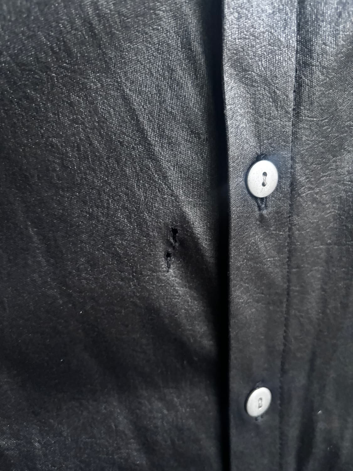 Growth 블랙 글로시 셔츠 상품이미지5