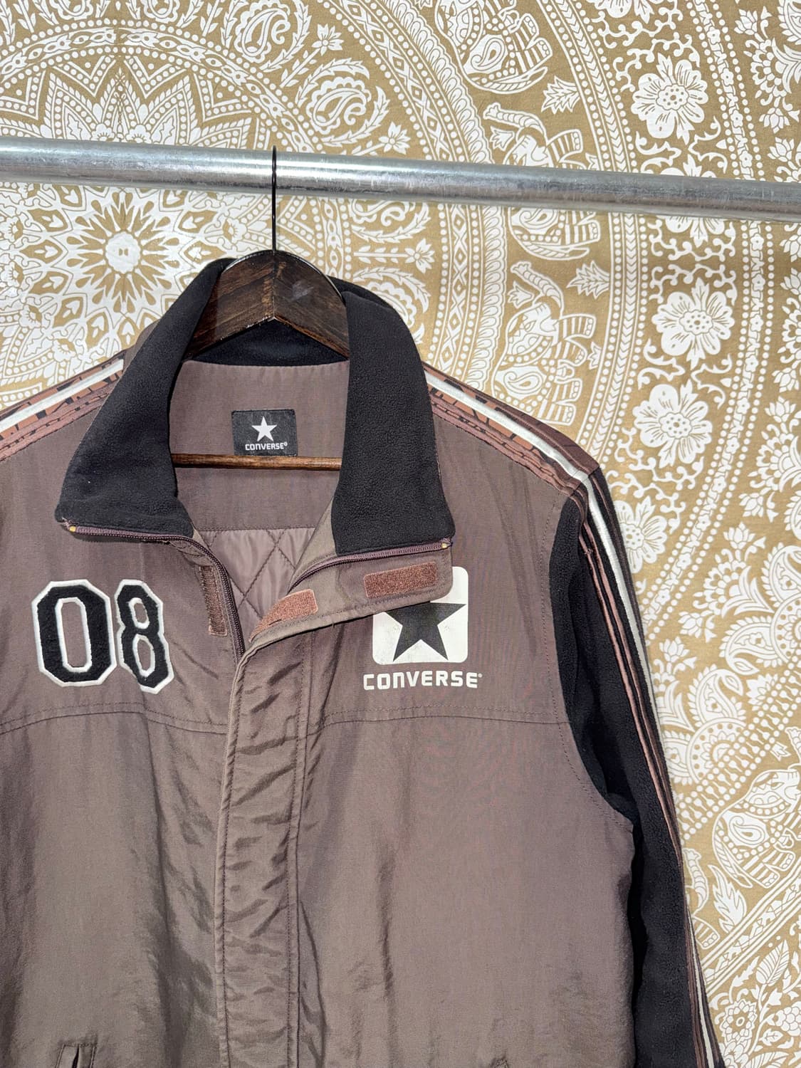 컨버스 올드스쿨 누빔 후리스 점퍼  상품이미지4