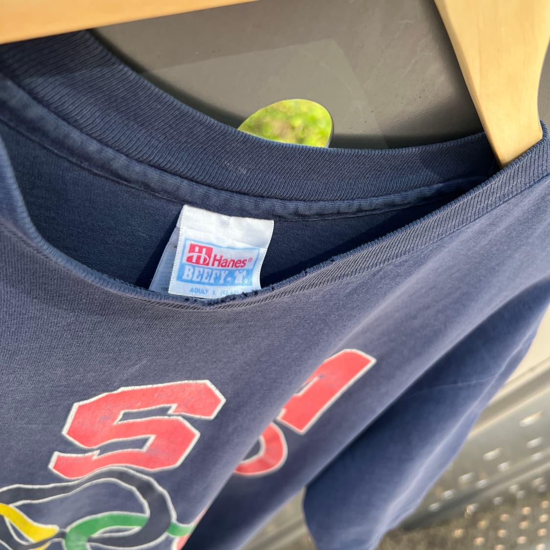 90s 빈티지 USA Hanes Olympic single stitch 상품이미지6