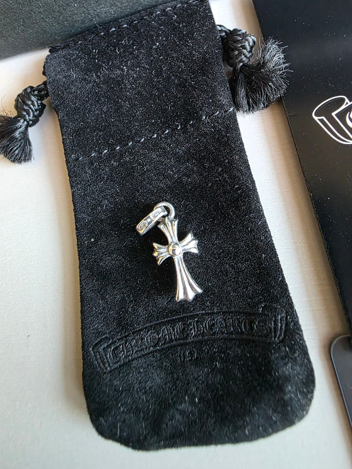 [풀구성,세척완료]크롬하츠 베이비펫 펜던트+볼체인 상품이미지3