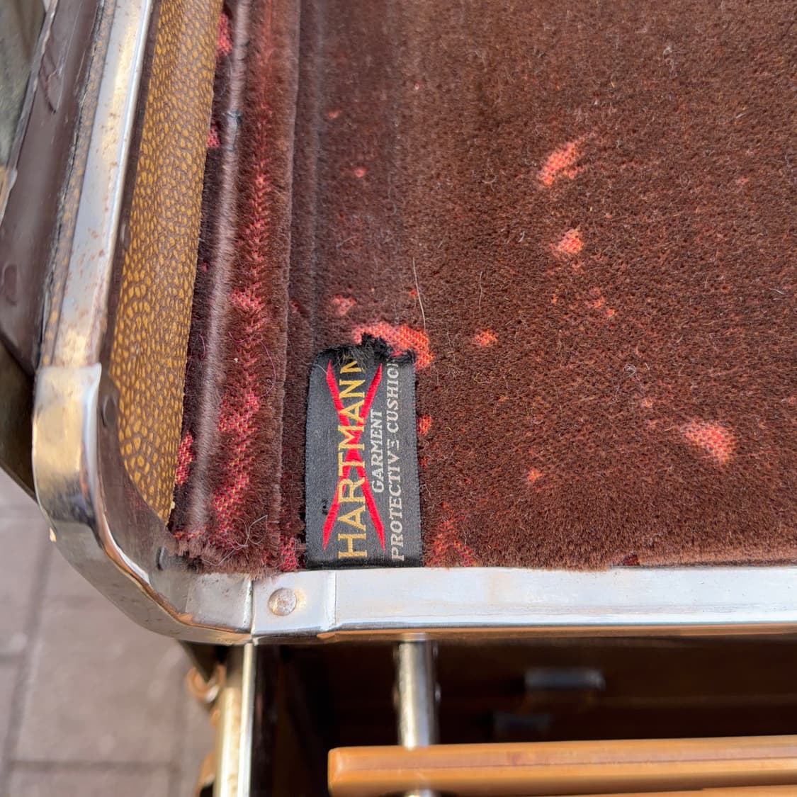 빈티지 소품 1920년 Hartmann 미국 스티머 트렁크 상품이미지10