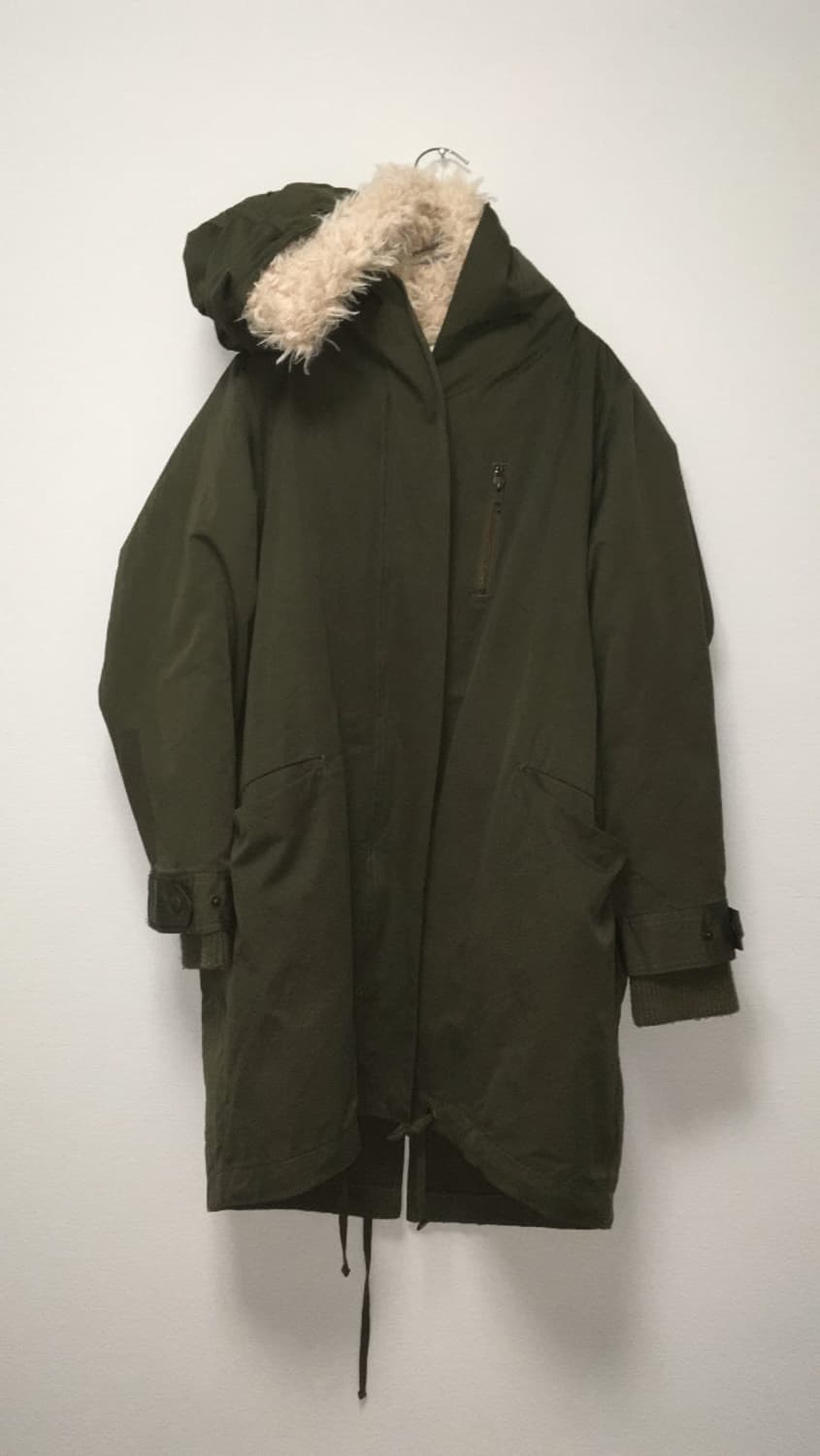 지나시스 카키 퍼 야상 상품이미지1