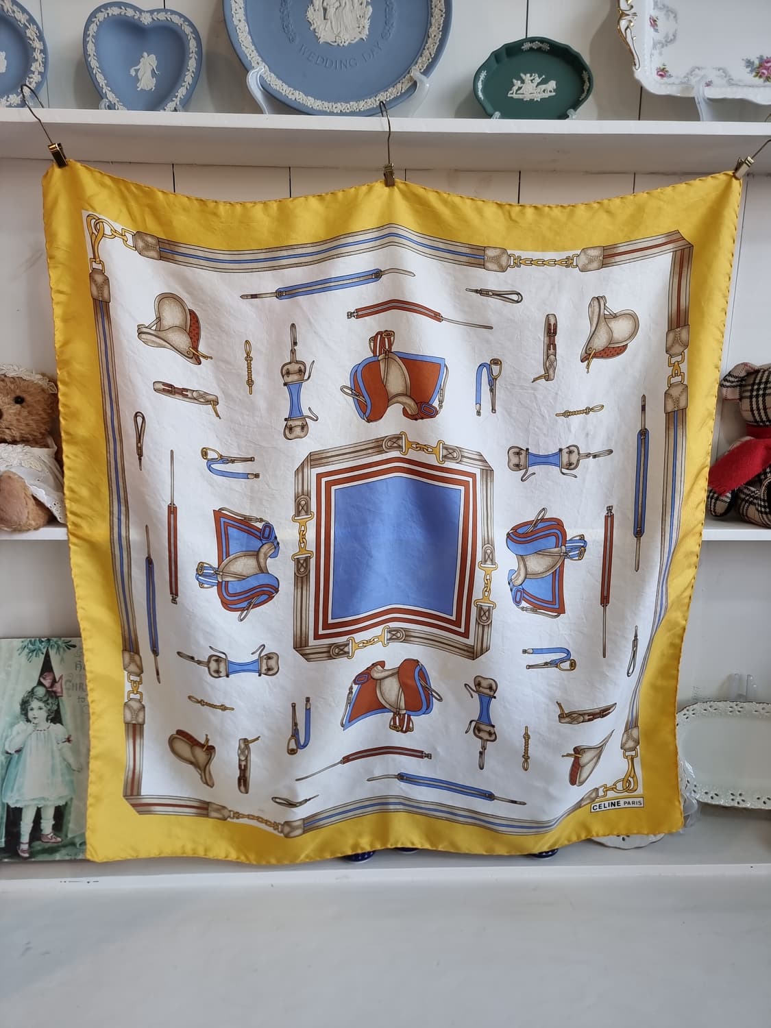 CELINE셀린느올실크 빈티지 스카프 상품이미지1