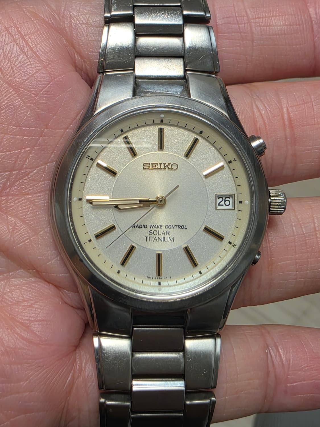 세이코 라디오 전파 솔라 스피릿 티타늄 7B42-0AN0시계 상품이미지4