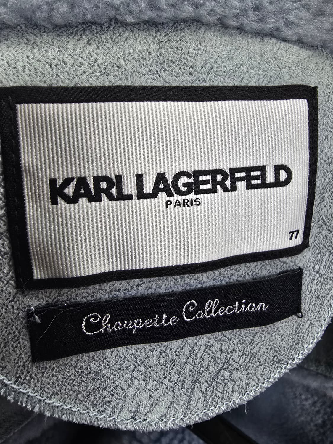 KARL LAGERFELD 블랙 퍼카라 롱코트 (1547) 상품이미지3