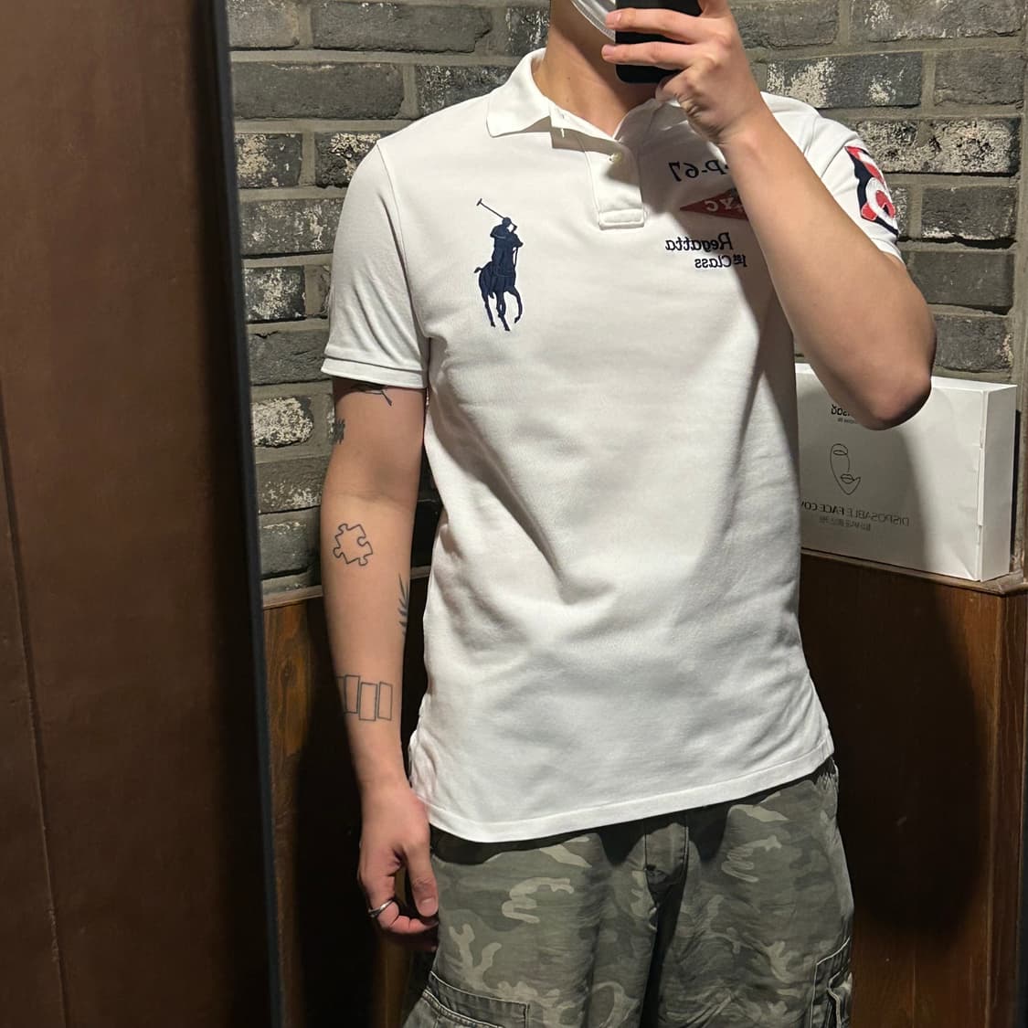 M) 폴로 랄프로렌 플래그 빅포니 반팔 카라티 상품이미지9