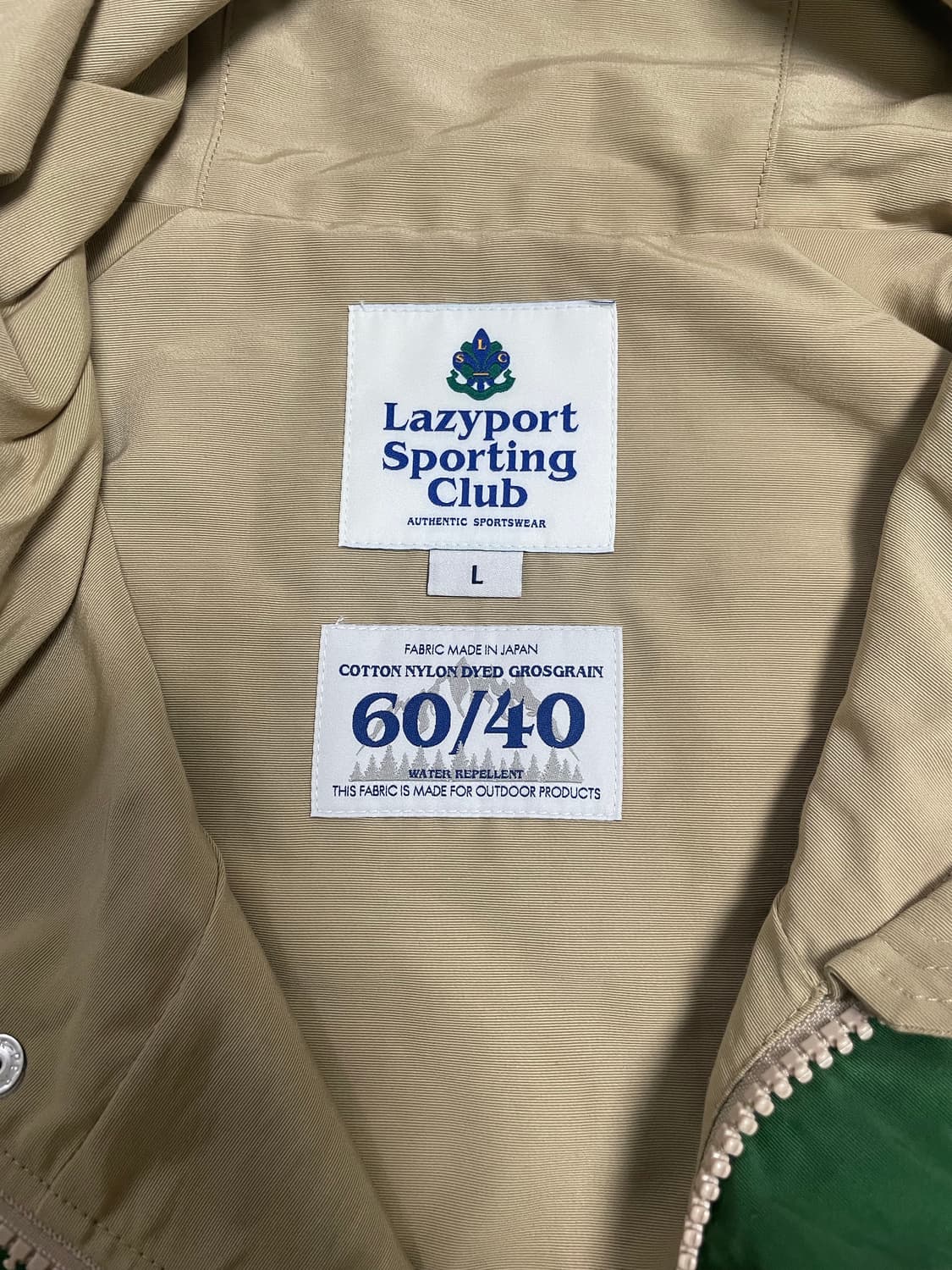 lazyport sporting club LSC 마운틴파카 그린 상품이미지3