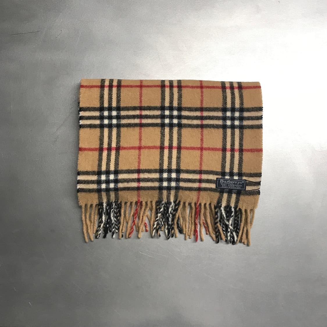 버버리 정품 램스울 머플러 베이지 상품이미지2