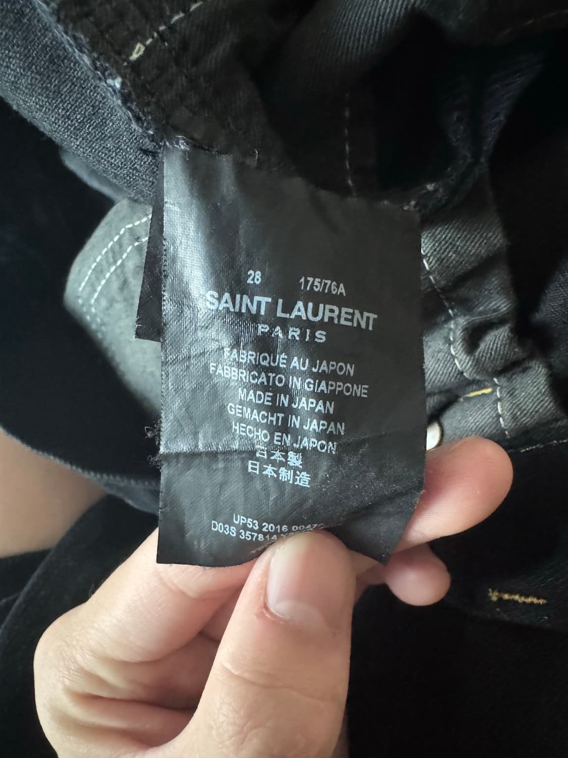 Saint Laurent washed denim 상품이미지4